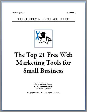 Top 21 Free Web Marketing Tools for Small Business Cover